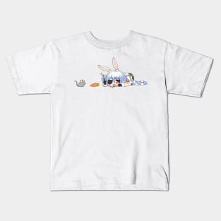 Usada Pekora Chibi Kids T-Shirt